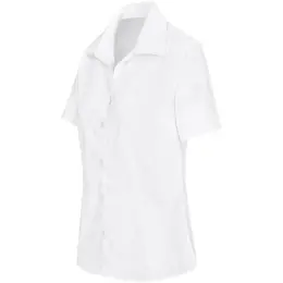 Ladies Short Sleeve Sheffield White Side